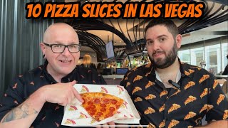 We Try 10 Different Pizza Slices in Las Vegas! | “The Great Vegas Pizza Quest”