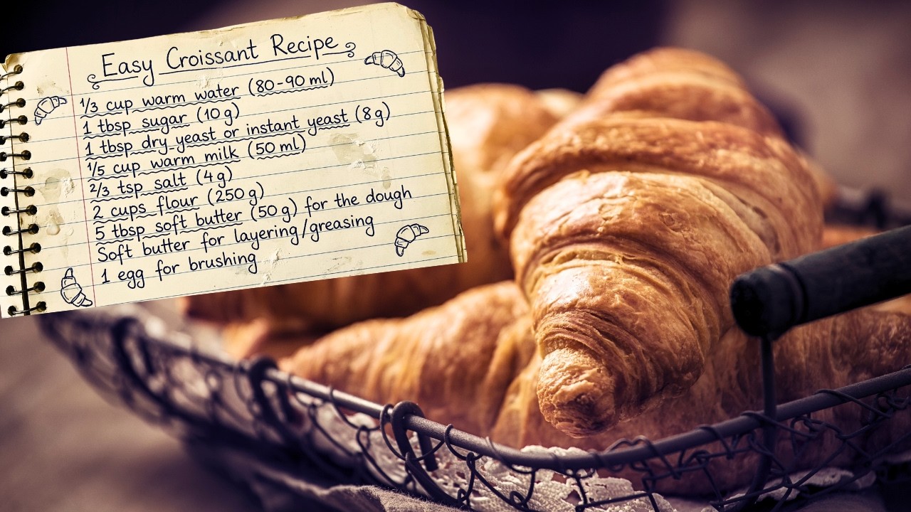 Easiest croissant recipe ever! - YouTube