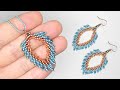 Simple Beaded Earrings Tutorial: Easy Crystal and Seed Bead Earrings