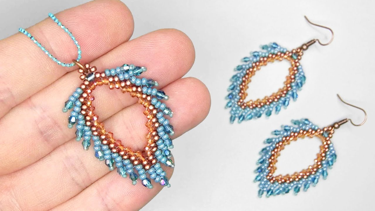 Simple Beaded Earrings Tutorial: Easy Crystal and Seed Bead