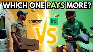 Famous AMAZON FLEX x UBER EATS: THE DIFFERENCES BETWEEN FOOD DELIVERY AND COURIER DELIVERY DRIVER Wealth