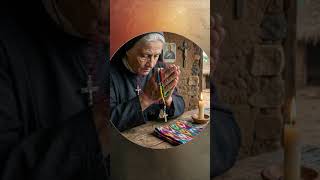 Rosario missionario in legno con grani colorati per la preghiera devozionale