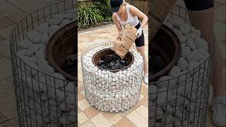 Genius Backyard Creation! Turning an Old Wheel Into an Amazing BBQ Grill #diy #viralvideo