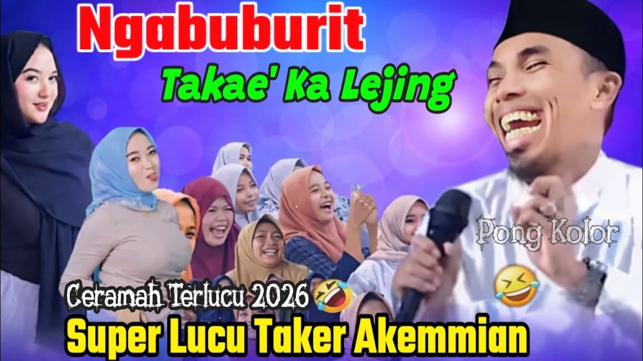 NGABUBURIT‼️Takae’ Ka Lejing ( Membatalkan Puasa ) 😂 Ceramah Terlucu KH. KHOLIL YASIN TERBARU 2026