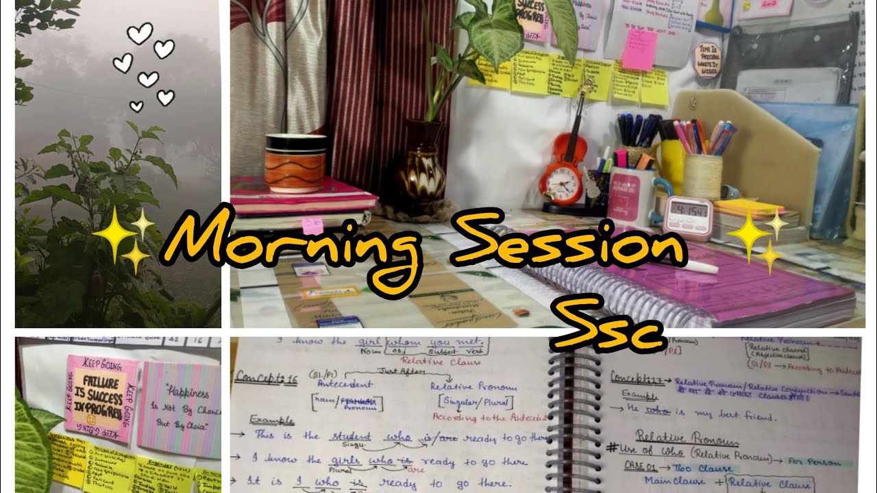 ✨Peaceful Morning Study Vlog ✨ Study with me✨