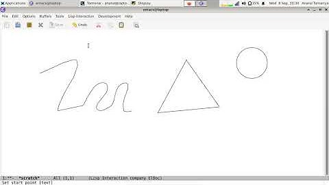 Draw and scribble in GNU Emacs