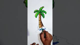 #menggambar #mewarnai #drawing #colors #pohonkelapa #pohon #kelapa #coconut