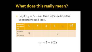 Alg. II-Using Rules for Arithmetic Sequences