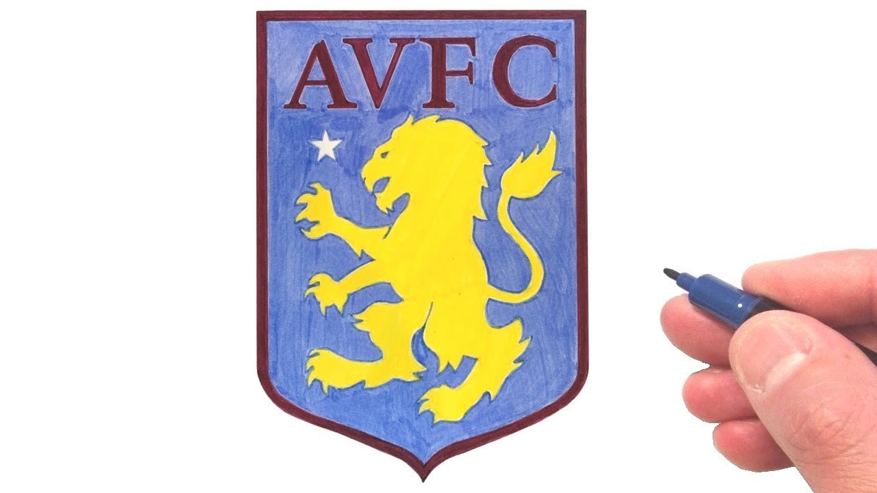How To Draw The Aston Villa Fc Logo Youtube