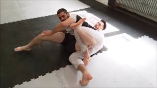 Leglock drill: Outside Ashi Garami - 411 - Calf Slicer by abelbjj