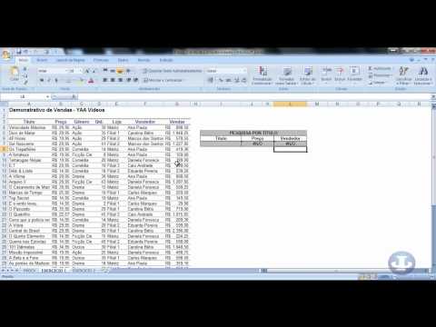 Curso Simplesmente Excel Avançado - Aula 13 - Função PROCV