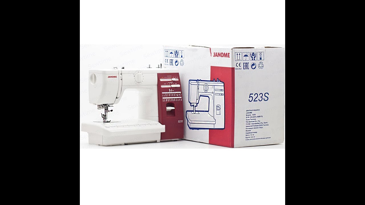 part 7 - cara membuat lubang kancing  satu langkah dimesin jahit janome 523s