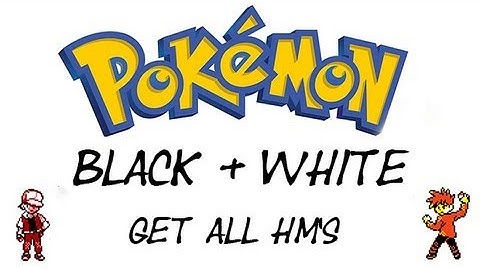Pokemon Black and White - How To Get Every TM and HM | Action Replay Codes