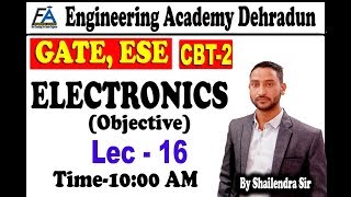 LEC -16 RRB JE ELECTRONICS OBJECTIVE QUESTIONS