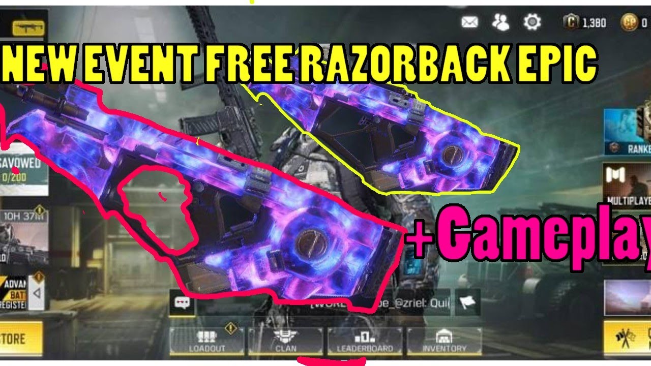 EPIC RAZORBACK GAMEPLAY- CODM - YouTube