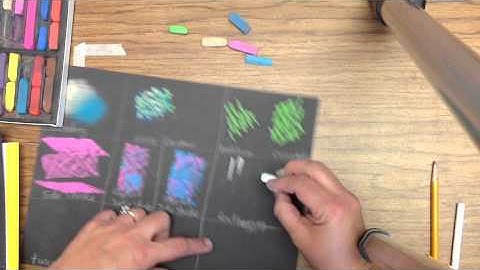 Chalk pastel techniques