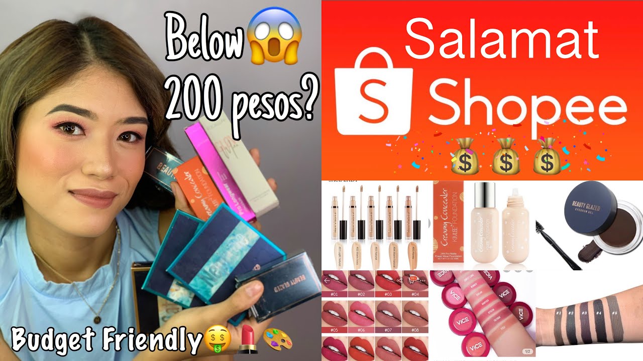 Mga MURANG MakeUp brand sa Shopee |MakeUp review|Budget Friendly Make Up| Affordable MakeUp Brands