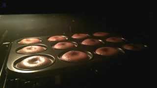 Homemade cupcake timelapse