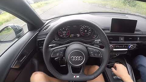 Audi A4 3.0 TDI Quattro 272HP Launch Control Inside