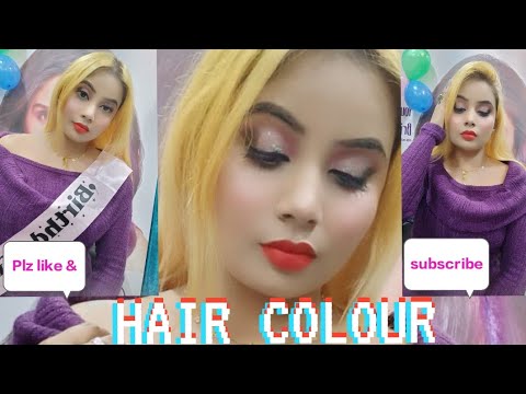 HAIR COLOUR @SaraBeautyCorner @GlamAndGoreMakeup  #ytshorts #youtubeshorts #like#video