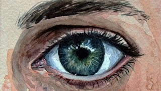 How to Paint an Eye with Watercolor