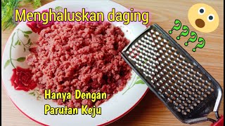 HOW TO PURED MEAT WITHOUT USING A BLENDER OR CHOPPING MACHINE