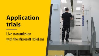 Digital live transmission of your application trial with the Microsoft HoloLens screenshot 5