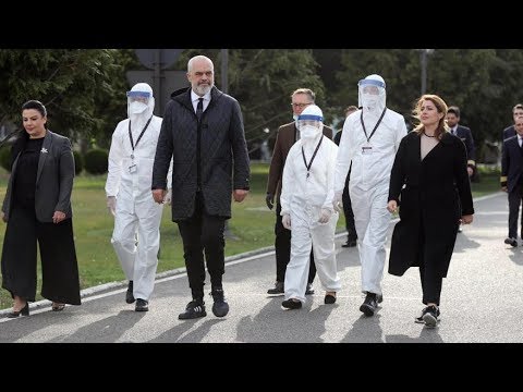 Albania, discorso presidente Edi Rama partenza medici per Italia