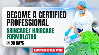 Diploma is skincare formulation and Haircare formulation. Enrollment is now on- don’t miss it.