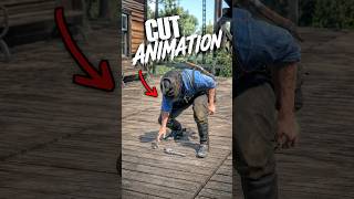 This Animation Was CUT From RDR2.. #shorts #reddeadredemption #reddeadredemption2 #details