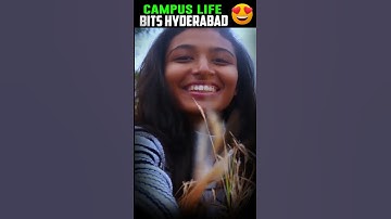 😍 BITS Hyderabad Beautiful Campus life 💖 Best Motivation for BITSAT Aspirants 😍IIT Bombay #shorts
