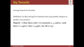 CST201 Asymptotic Notations Module 1