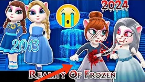 My Talking Angela 2 ❤️💖/Angela 2 Vs Queen Elsa ❄️💓🥰😝 Update New Gameplay Walkthrough HD Game ll