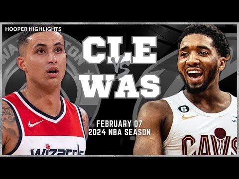 Cleveland Cavaliers vs Washington Wizards Full Game Highlights | Feb 7 | 2024 NBA Season