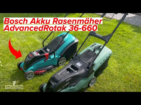 Bosch Akku-Rasenmäher AdvancedRotak 36-660 im Härtetest! Was taugt das neue Modell von Bosch?