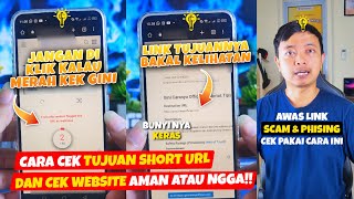 AWAS LINK SCAM & LINK PHISING‼️ JANGAN SEMBARANG KLIK LINK‼️ CEK DULU LINK & WEBNYA AMAN ATAU NGGA🔥