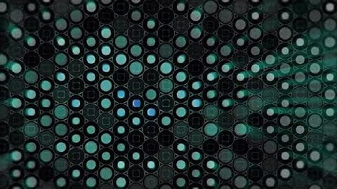 Techno Grid - Teal Round Lights Stock Motion Graphics