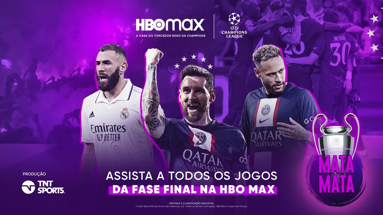 Confira a agenda de jogos da segunda rodada da Champions League com  transmissão da HBO Max, TNT e Space nesta semana