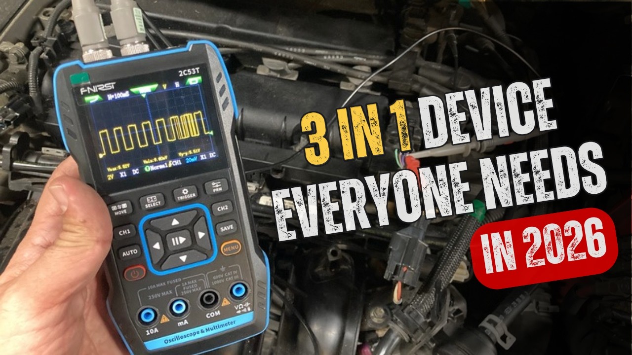 Budget Oscilloscope, Multimeter & Pulse Generator ALL in One | Fnirsi 2C53T Review