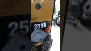 Replacing track drive sprocket on cat 259D