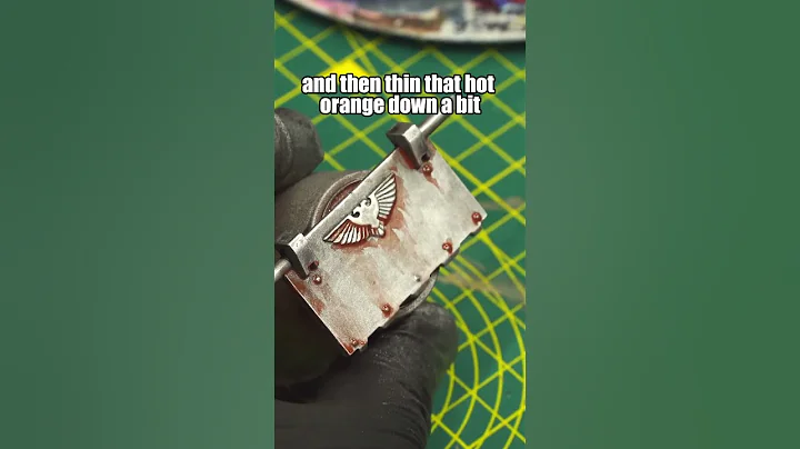 Painting RUST is easy  #minipainting #scalemodel