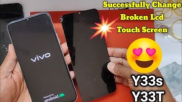 Vivo Y33s Screen Replacement || How to restoration vivo lcd touch screen y33t || Combo Folder Change