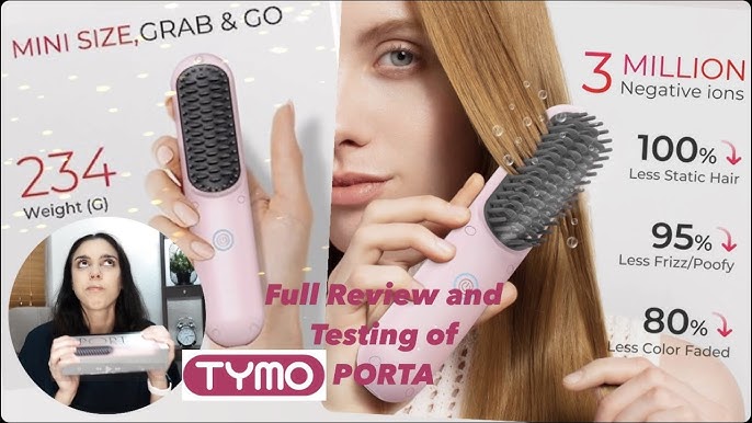Hair, Tymo Porta Pink Straightener