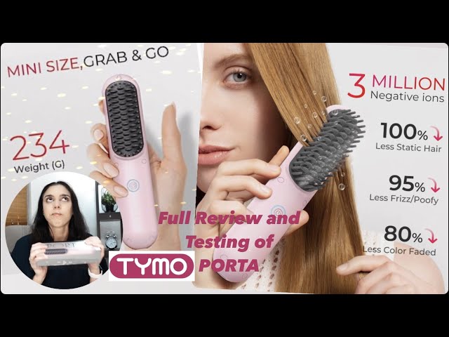 TYMO Porta REAL Review and Testing #hairstraightening #portable #hairtools  