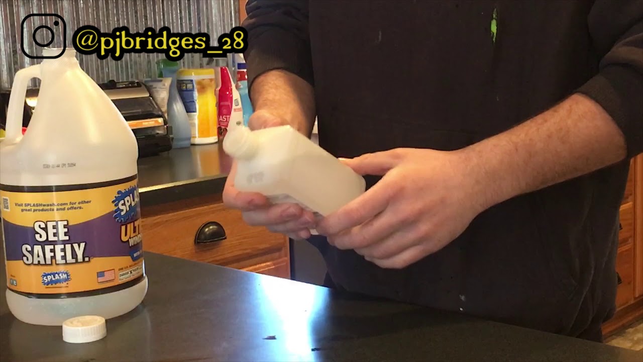 How to make your own WINTER WINDSHIELD WASHER FLUID that WON'T FREEZE 