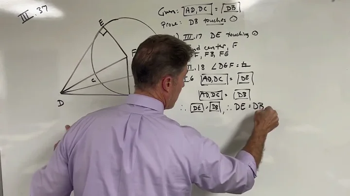 Euclid's Elements: Book 3, Prop 37