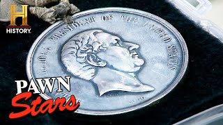 SHOCKING PRICE for 1850 Presidential Peace Medal | Pawn Stars (Season 9)