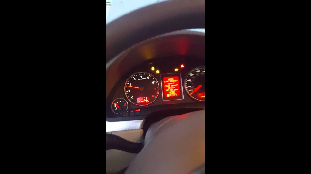 Audi a4 2.0t epc light FIXED - YouTube