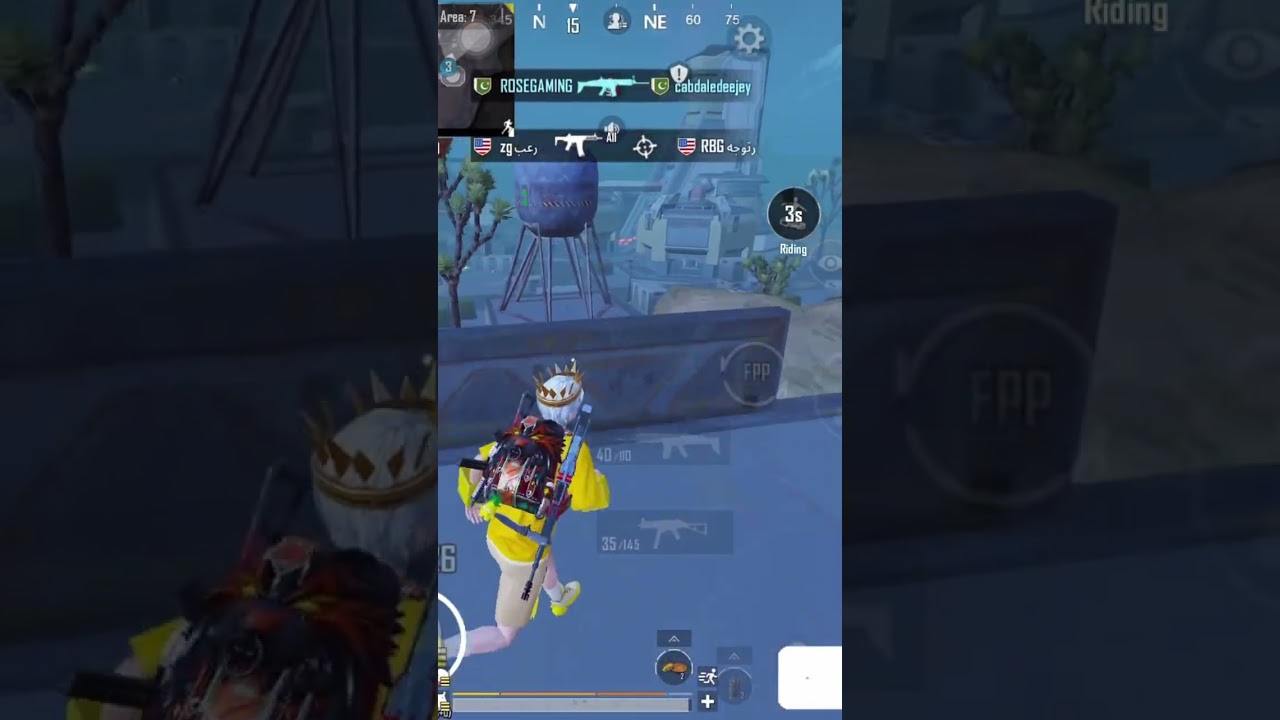 Instance fight in event PUBG mobile 
