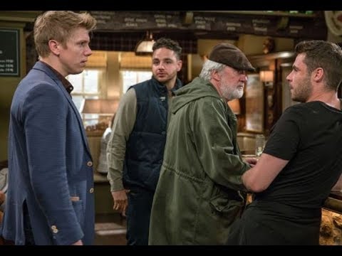 Emmerdale - Zak Dingle Punches Aaron Dingle (2nd August 2017)